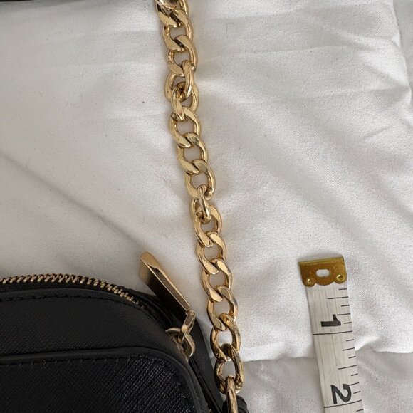 Michael Kors Jet Set Large Saffiano Leather East West Shoulder Crossbody Black - Picture 7 of 9